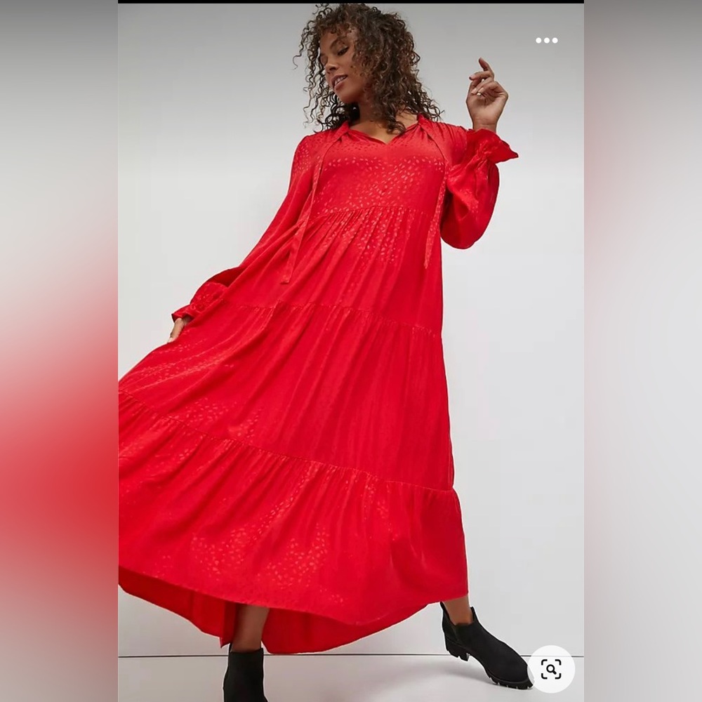 Maeve Red Maxi by Anthropologie